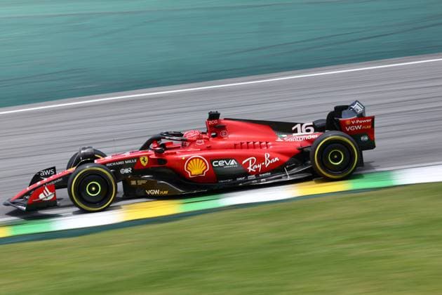 Formula 1 Rolex Sao Paulo Grand Prix 2023 04.11.2023, Autodromo Jose Carlos Pace, Interlagos, Formula 1 Rolex Sao Paulo Grand Prix 2023 , im Bild Charles Leclerc (MCO), Scuderia Ferrari
