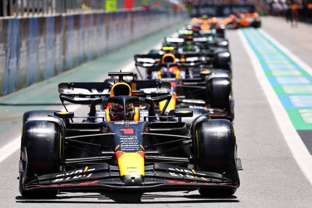 Formula 1 Rolex Sao Paulo Grand Prix 2023 04.11.2023, Autodromo Jose Carlos Pace, Interlagos, Formula 1 Rolex Sao Paulo Grand Prix 2023 , im Bild Max Verstappen (NLD), Oracle Red Bull Racing
