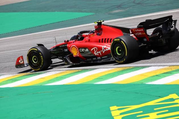 04.11.2023, Autodromo Jose Carlos Pace, Interlagos, Formula 1 Rolex Sao Paulo Grand Prix 2023 , im Bild Carlos Sainz Jr. (ESP), Scuderia Ferrari Interlagos Autodromo Jose Carlos Pace Brasilien