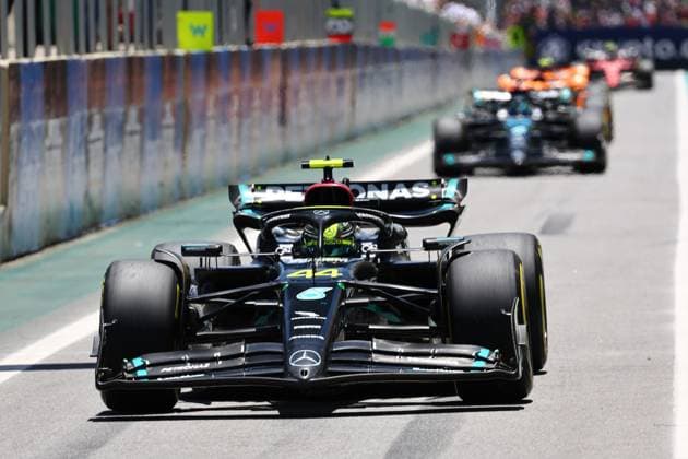 Formula 1 Rolex Sao Paulo Grand Prix 2023 04.11.2023, Autodromo Jose Carlos Pace, Interlagos, Formula 1 Rolex Sao Paulo Grand Prix 2023 , im Bild Lewis Hamilton (GBR), Mercedes-AMG Petronas F1 Team