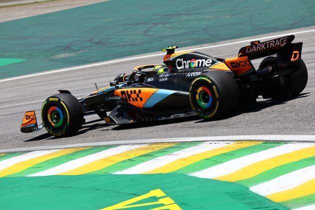 Formula 1 Rolex Sao Paulo Grand Prix 2023 04.11.2023, Autodromo Jose Carlos Pace, Interlagos, Formula 1 Rolex Sao Paulo Grand Prix 2023 , im Bild Lando Norris (GBR), McLaren F1 Team