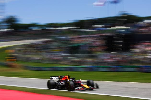11 Sergio Perez (MEX, Oracle Red Bull Racing), F1 Grand Prix of Brazil at Autodromo Jose Carlos Pace on November 4, 2023 in Sao Paulo, Brazil. (Photo by HOCH ZWEI) Sao Paulo Brazil