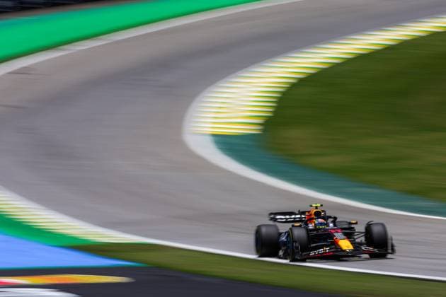 11 Sergio Perez (MEX, Oracle Red Bull Racing), F1 Grand Prix of Brazil at Autodromo Jose Carlos Pace on November 4, 2023 in Sao Paulo, Brazil. (Photo by HOCH ZWEI) Sao Paulo Brazil