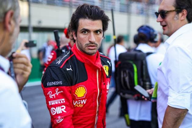 55 Carlos Sainz (ESP, Scuderia Ferrari), F1 Grand Prix of Brazil at Autodromo Jose Carlos Pace on November 4, 2023 in Sao Paulo, Brazil. (Photo by HOCH ZWEI) Sao Paulo Brazil