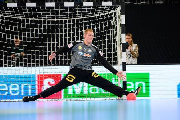 Handball, Herren: Laenderspiel, Deutschland - Aegypten Torhueter David Späth David Spaeth (Deutschland) Ulm Ratiopharm Arena Deutschland