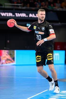 Handball, Herren: Laenderspiel, Deutschland - Aegypten Philipp Weber (Deutschland) Ulm Ratiopharm Arena Deutschland