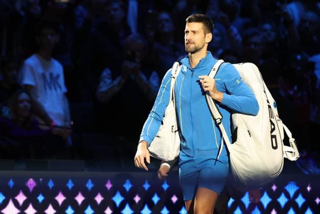 ROLEX PARIS MASTERS TENNIS 2023 Thierry Larret Maxppp. Tennis. Rolex Paris Masters. Accor Arena, Paris (75). Le 5 novembre 2023. Finale : Novak DJOKOVIC (SRB) vs Grigor DIMITROV (BUL). Paris (75) ACCORHOTELS ARENA ILE DE FRANCE FRANCE  Copyright: xMAXPPPxThierryxLarretx TL_20231105_0004 0312701514st