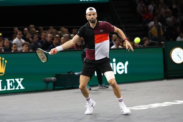 ROLEX PARIS MASTERS TENNIS 2023 Thierry Larret Maxppp. Tennis. Rolex Paris Masters. Accor Arena, Paris (75). Le 5 novembre 2023. Finale : Novak DJOKOVIC (SRB) vs Grigor DIMITROV (BUL). Paris (75) ACCORHOTELS ARENA ILE DE FRANCE FRANCE  Copyright: xMAXPPPxThierryxLarretx TL_20231105_0050 0312701967st