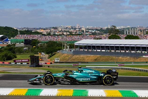 14 Fernando Alonso (ESP, Aston Martin Aramco Cognizant F1 Team), F1 Grand Prix of Brazil at Autodromo Jose Carlos Pace on November 5, 2023 in Sao Paulo, Brazil. (Photo by HOCH ZWEI) Sao Paulo Brazil