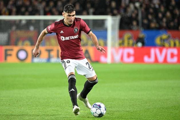 14. kolo prvni fotbalove ligy Sparta Praha - Bohemians Praha 1905, 4. listopadu 2023, Praha. Qazim Laci ze Sparty (CTKxPhoto MichalxKamaryt) CTKPhotoP2023110502601  CTKPhotoP2023110502601