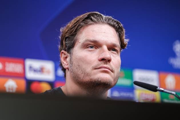 06.11.2023, Fussball, Saison 2023 2024, UCL, UEFA Champions League, Gruppenphase, 4. Spieltag, Pressekonferenz Borussia Dortmund, Cheftrainer Edin Terzic (Borussia Dortmund), Dortmund Signal Iduna Park NRW Deutschland xRHR-FOTO DEx Copyright: DennisxEwert RHR-FOTOx RHR-FOTO DE