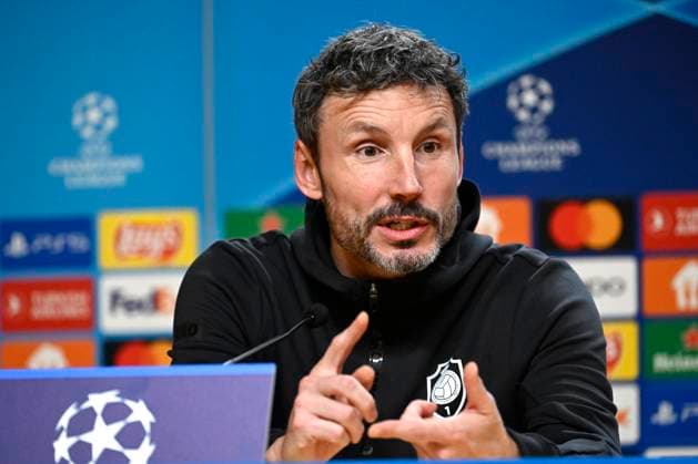 Media activities R Antwerp FC - Champions League 06 11 2023 PORTO, PORTUGAL - NOVEMBER 06 : Van Bommel Mark head coach of Antwerp FC pictured during a press conference, PK, Pressekonferenz prior to the UEFA Champions League match between FC Porto and Royal Antwerp FC on November 6, 2023 in Porto, Portugal, 06 11 2023 Porto Portugal  Copyright: xPeterxDexVoechtx
