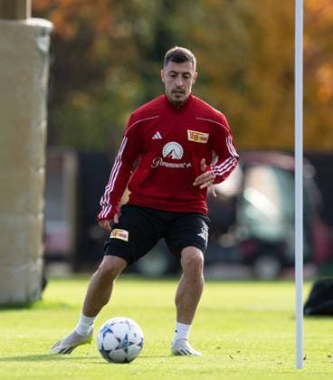 Fussball, Herren, Saison 2023 2024, Champions League, Training des 1. FC Union Berlin am Stadion An der Alten Försterei am Tag vor dem Spiel gegen die SSC Neapel, Josip Juranovic (1. FC Union Berlin), 07.11. 2023, Copyright: xSebastianxRäppold MatthiasxKochx