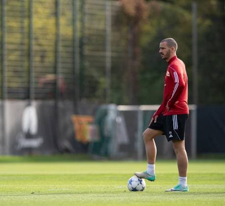 Fussball, Herren, Saison 2023 2024, Champions League, Training des 1. FC Union Berlin am Stadion An der Alten Försterei am Tag vor dem Spiel gegen die SSC Neapel, Leonardo Bonucci (1. FC Union Berlin), 07.11. 2023, Copyright: xSebastianxRäppold MatthiasxKochx