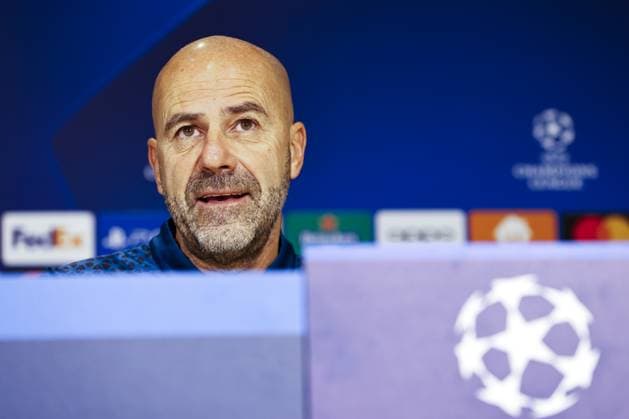 Sport Bilder des Tages EINDHOVEN - PSV Eindhoven coach Peter Bosz during the MD-1 press conference, PK, Pressekonferenz prior to the UEFA Champions League group B match against RC Lens at the Phillips stadium on November 7, 2023 in Eindhoven, Netherlands. ANP MAURICE VAN STEEN UEFA Champions League 2023 24 2023 2024 xVIxANPxSportx xxANPxIVx 483240327 originalFilename: 483240327.jpg