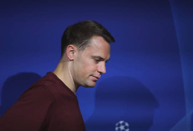 München, Deutschland 07. November 2023: Fussball, Herren, Saison 2023 2024, FC Bayern München, Internationale Pressekonferenz, Allianz Arena Manuel Neuer (FC Bayern München) Kopf, Portrait, seitlich, im Profil