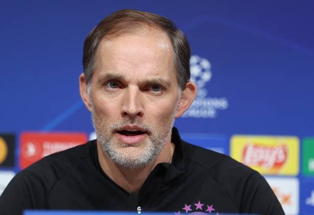 München, Deutschland 07. November 2023: Fussball, Herren, Saison 2023 2024, FC Bayern München, Internationale Pressekonferenz, Allianz Arena Thomas Tuchel, Trainer (FC Bayern München) Kopf, Portrait