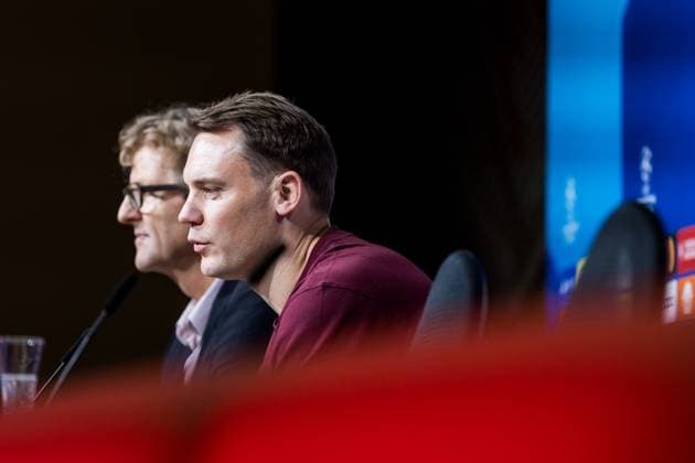 UEFA Champions League: Pressekonferenz FC Bayern Muenchen; 07.11.2023 Manuel Neuer (FC Bayern Muenchen, 1) in der Pressekonferenz UEFA Champions League: Pressekonferenz FC Bayern Muenchen, Muenchen, Allianz Arena am 07.11.2023 Copyright: xBEAUTIFULxSPORTS Wunderlx