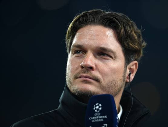 07.11.2023, Dortmund, Germany, Signal-Iduna-Park, Borussia Dortmund vs Newcastle United - UEFA Champions League 2023 2024 - Group F, Trainer Edin Terzic (Borussia Dortmund) schaut (Foto Ralf Treese) Dortmund Signal-Iduna-Park North Rhine-Westphalia Germany