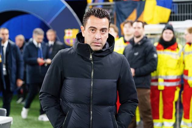 Xavi FC Barcelona, Barca Trainer) GER, Schachtar Donezk vs. FC Barcelona, Fussball, Champions League, Gruppe H, Spieltag 4, Saison 2023 2024, 07.11.2023 GER, Schachtar Donezk vs. FC Barcelona, Fussball, Champions League, Gruppe H, Spieltag 4, Saison 2023 2024, 07.11.2023 Hamburg Copyright: xEibner-Pressefoto MarcelxvonxFehrnx EP_MFN