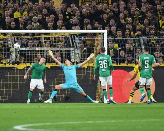07.11.2023, Dortmund, Germany, Signal-Iduna-Park, Borussia Dortmund vs Newcastle United - UEFA Champions League 2023 2024 - Group F, Niclas Fuellkrug (Borussia Dortmund) Tor zum 1:0 (Foto Ralf Treese) Dortmund Signal-Iduna-Park North Rhine-Westphalia Germany