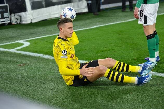 07.11.2023, Fussball, UCL, UEFA Champions League, Gruppenphase, 4. Spieltag, Saison 2023 2024, Borussia Dortmund - Newcastle United, Nico Schlotterbeck (Borussia Dortmund) xRHR-FOTO TKx Copyright: TeresaxKroeger RHR-FOTOx RHR-FOTO TK