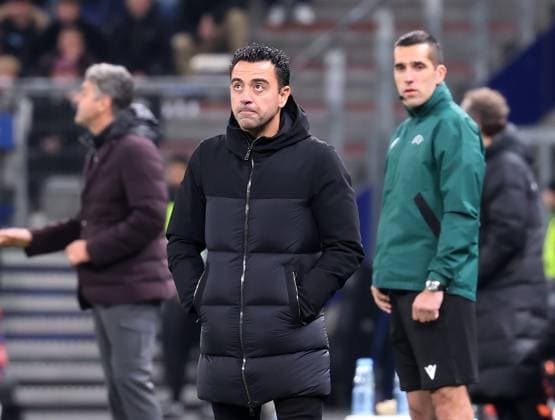 Coach Xavier Hernandez i Creus FC Barcelona, Barca Fussball, UEFA Champions League, Gruppenphase, Saison 2023-2024, Herren, UCL, Men, Volksparkstadion, FC Shakhtar Schachtar Donezk (UKR) gegen FC Barcelona