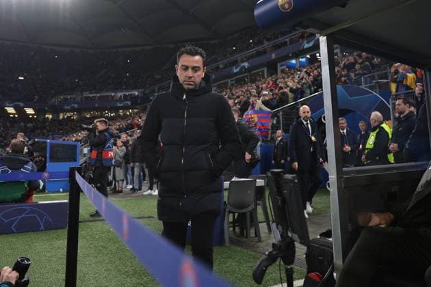 Fußball Herren Saison 2023-2024 UEFA Champions League I 4. Spieltag Schachtar Donezk - FC Barcelona, Barca 07.11.2023 Xavi, Xavier Hernandez Creus (FC Barcelona) im Fokus. Hamburg Volksparkstadion Hamburg Deutschland Copyright: xLobecax xHenningxRohlfsx