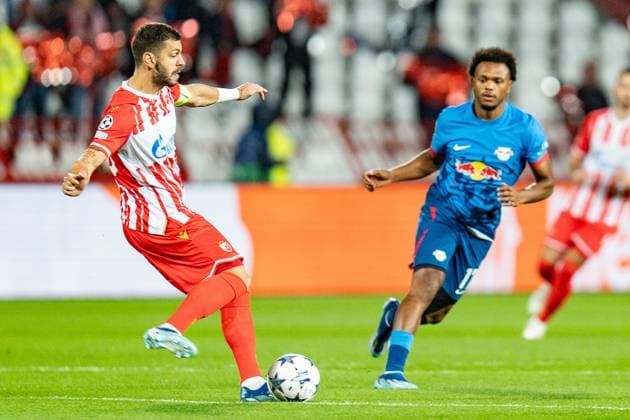 Lois Openda (RB Leipzig, 17) Roter Stern Belgrad vs. RB Leipzig, Fussball, UEFA Champions League, 4. Spieltag, 07.11.2023 DFL REGULATIONS PROHIBIT ANY OUSE OF PHOTOGRAPHS AS IMAGE SEQUENCES AND OR QUASI-VIDEO Roter Stern Belgrad vs. RB Leipzig, Fussball, UEFA Champions League, 4. Spieltag, 07.11.2023 Belgrad Copyright: xEibner-Pressefoto BahhoxKarax EP_RSB