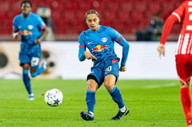 Xavi Simons (RB Leipzig, 20) Roter Stern Belgrad vs. RB Leipzig, Fussball, UEFA Champions League, 4. Spieltag, 07.11.2023 DFL REGULATIONS PROHIBIT ANY OUSE OF PHOTOGRAPHS AS IMAGE SEQUENCES AND OR QUASI-VIDEO Roter Stern Belgrad vs. RB Leipzig, Fussball, UEFA Champions League, 4. Spieltag, 07.11.2023 Belgrad Copyright: xEibner-Pressefoto BahhoxKarax EP_RSB