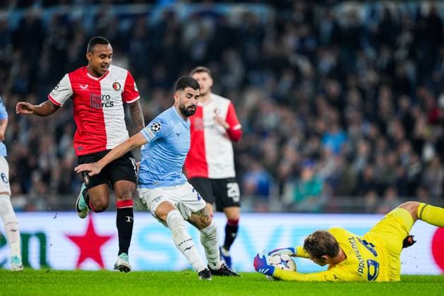 UEFA Champions League: S.S. Lazio v Feyenoord Rome - Lazio goalkeeper Ivan Provedel during the 4th leg of the UEFA Champions League group stage between S.S. Lazio v Feyenoord at Stadio Olympico on 7 November 2023 in Rome, Italy. Copyright: xTomxBodex
