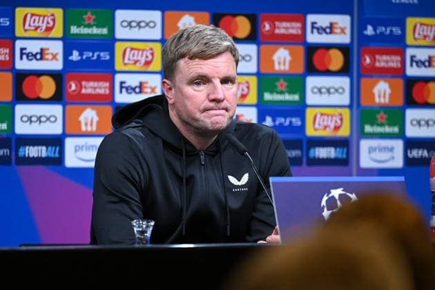 07.11.2023, Fussball, UCL, UEFA Champions League, Gruppenphase, 4. Spieltag, Saison 2023 2024, Borussia Dortmund - Newcastle United, Trainer Eddie Howe (Newcastle United) xRHR-FOTO TKx Copyright: TeresaxKroeger RHR-FOTOx RHR-FOTO TK