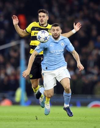 EDITORIAL USE ONLY No use with unauthorised audio, video, data, fixture lists, club league logos or live services. Online in-match use limited to 120 images, no video emulation. No use in betting, games or single club league player publications. Manchester City v Young Boys, UEFA Champions League, Group G, Football, Etihad Stadium, Manchester, UK - 07 Nov 2023 EDITORIAL USE ONLY No use with unauthorised audio, video, data, fixture lists, club league logos or live services. Online in-match use limited to 120 images, no video emulation. No use in betting, games or single club league player publications.  Copyright: xMagixHaroun Shutterstockx 14187068a