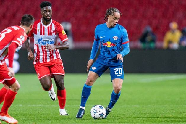 Xavi Simons (RB Leipzig, 20) Roter Stern Belgrad vs. RB Leipzig, Fussball, UEFA Champions League, 4. Spieltag, 07.11.2023 DFL REGULATIONS PROHIBIT ANY OUSE OF PHOTOGRAPHS AS IMAGE SEQUENCES AND OR QUASI-VIDEO Roter Stern Belgrad vs. RB Leipzig, Fussball, UEFA Champions League, 4. Spieltag, 07.11.2023 Belgrad Copyright: xEibner-Pressefoto BahhoxKarax EP_RSB