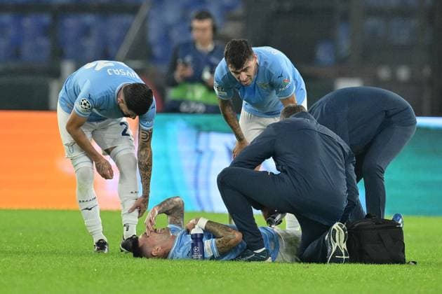 Foto Alfredo Falcone LaPresse 07 Novembre 2023 - Roma, Italia - calcio - Lazio vs Feyenoord - Uefa Champions League 2023-2024 Girone E - Stadio Olimpico di Roma. Nella foto: Mattia Zaccagni (20 SS Lazio) Foto Alfredo Falcone LaPresse November 07, 2023 Rome, Italy - sport, soccer - Lazio vs Feyenoord - Uefa Champions League 2023-2024 Group E - Olimpic Stadium & xee;n Rome. In the pic: Mattia Zaccagni (20 SS Lazio)  Copyright: xAlfredoxFalcone LaPressex