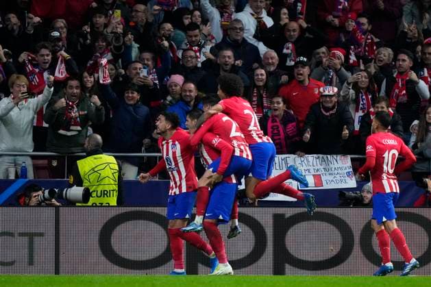 Alvaro MorataÊgoal during Atletico de Madrid vs Celtic FC on November 07, 2023 at Civitas Metropolitano Stadium in Madrid, Spain. Photo: Senis Cebolla ALFAQUI Madrid Civitas Metropolitano Stadium Spain Copyright: xSenisxCebollax xALFAQUIx