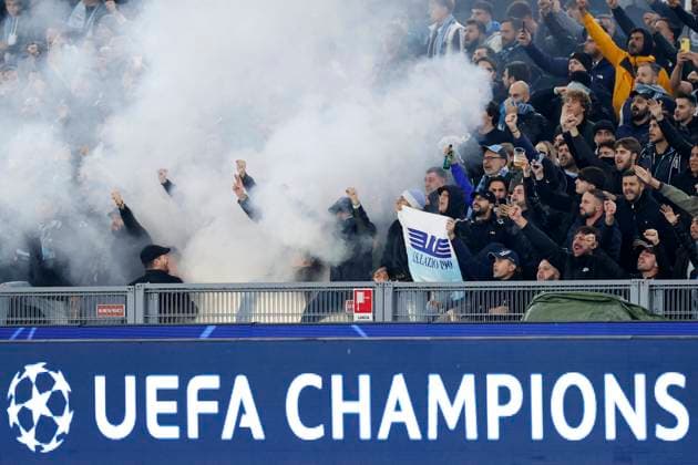 Italy, Rome, 07.11.2023, Olimpico Stadium, SS Lazio vs Feyenoord - UEFA Champions League Group E, . Supporters of SS Lazio Rome Olimpico Stadium Italy