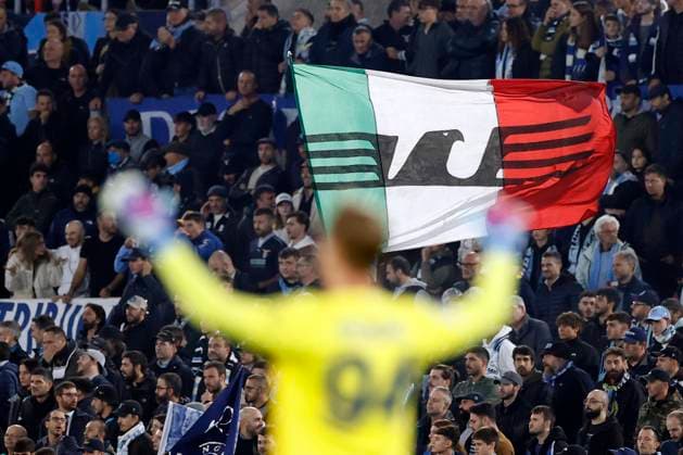 Italy, Rome, 07.11.2023, Olimpico Stadium, SS Lazio vs Feyenoord - UEFA Champions League Group E, . Supporters of SS Lazio Rome Olimpico Stadium Italy