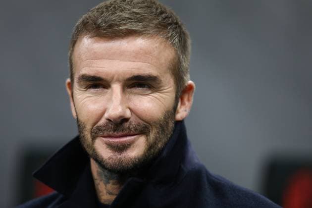 November 7, 2023, Milan, Lombardy, Italy: DAVID BECKHAM attends the UEFA Champions League Group Stage game between AC Milan and Paris Saint Germain on Tuesday November 7th 2023 at Stadio San Siro, Italy Milan Italy - ZUMAc179 20231107_zep_c179_012 Copyright: xMickaelxChavetx