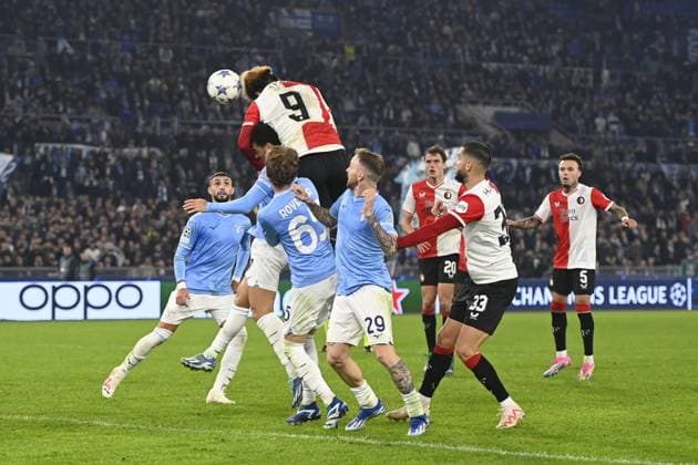 ROME, 07-11-2022, Stadio Olimpico, UEFA Champions League Football, season 2023 2024, Lazio - Feyenoord, Feyenoord player Ayase Ueda during the match Lazio - Feyenoord Lazio - Feyenoord  x23081900x Copyright: