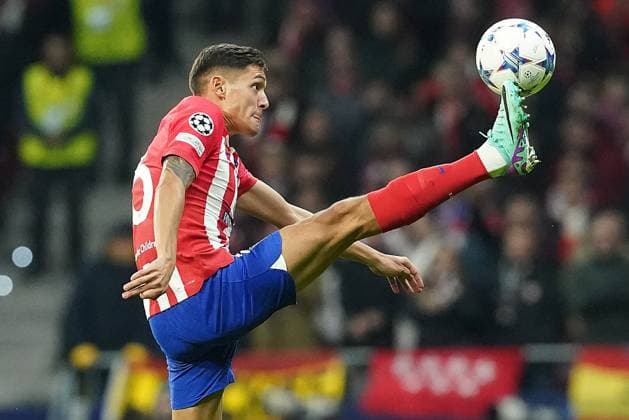 Atletico de Madrid s Nahuel Molina during Champions League 2023 2024, Group E, match 4. November 7,2023. (20231107344)