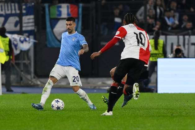 SS Lazio v Feyenoord: Group E - UEFA Champions League 2023 24 Mattia Zaccagni of S.S. Lazio during the 4th day of the UEFA Champions League Group E between S.S. Lazio - Feyenoord on November 7, 2023 at the Olympic Stadium in Rome, Italy. Rome Italy Italy  Copyright: xDomenicoxCippitellix originalFilename:cippitelli-sslaziov231107_npCct.jpg