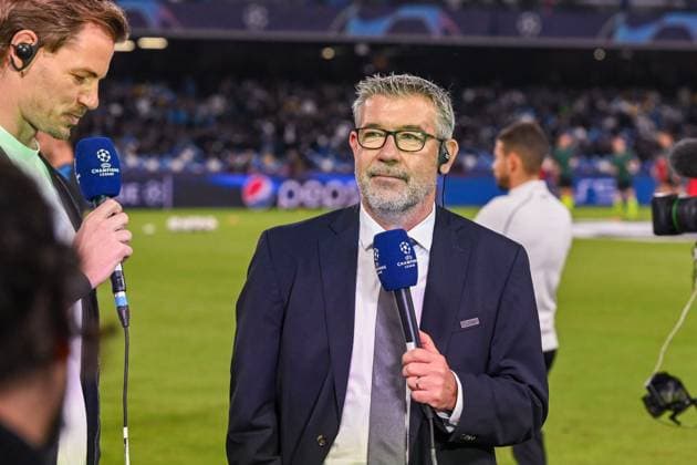 Fussball, Herren, Saison 2023 2024, UEFA Champions League (Gruppe C, 4. Spieltag), SSC Neapel - 1. FC Union Berlin, v. l. Trainer Urs Fischer (1. FC Union Berlin) im Interview, 08.11. 2023, Copyright: xMatthiasxKochx