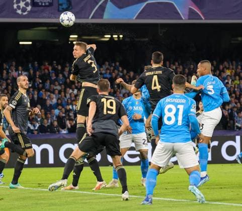 Napoli vs Union Berlino - Champions League 2023 24 Naples 08 11 2023, during the Champions League group football match 2023 24, between the teams of SSC Napoli vs Union Berlino at the Diego Armando Maradona stadium Paul Jaeckel of 1. FC Union Berlin Naples Stadio Diego Armando Maradona Campania Italy Copyright: xFABIOxSASSOxFABIOxSASSOx 2L8A5627-3