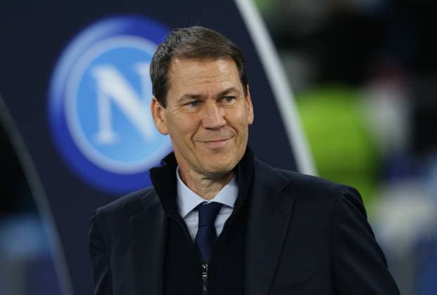 Italy, Neapel, 08.11.2023, Diego Armando Maradona Stadium, SSC Napoli vs FC Union Berlin UEFA Champions League - UEFA Champions League, Rudi Jose Garcia (SSC Napoli) head coach Naples Diego Armando Maradona Stadium Italy