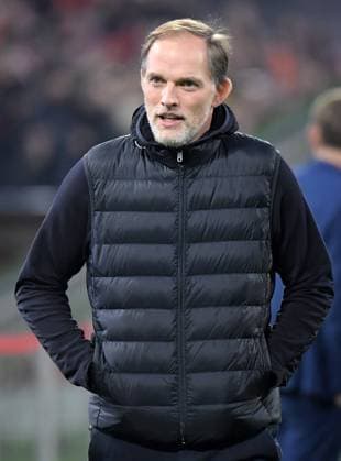 08.11.2023, xemx, Fussball UEFA Champions League, FC Bayern Muenchen - Galatasaray SK Istanbul emspor, v.l. Cheftrainer Thomas Tuchel (FC Bayern Muenchen) (DFL DFB REGULATIONS PROHIBIT ANY USE OF PHOTOGRAPHS as IMAGE SEQUENCES and or QUASI-VIDEO) Muenchen