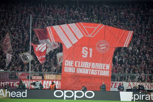 08.11.2023, xemx, Fussball UEFA Champions League, FC Bayern Muenchen - Galatasaray SK Istanbul emspor, v.l. Die Clubfarben sind unantastbar (DFL DFB REGULATIONS PROHIBIT ANY USE OF PHOTOGRAPHS as IMAGE SEQUENCES and or QUASI-VIDEO) Muenchen