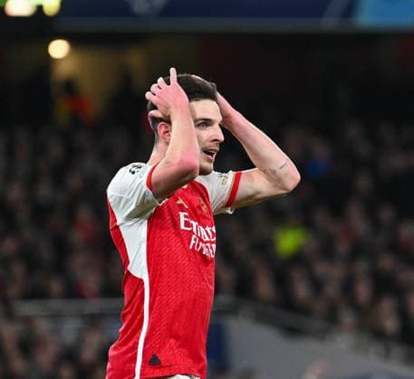 Arsenal v Sevilla UEFA Champions League Declan Rice of Arsenal during the UEFA Champions League Group B match at the Emirates Stadium, London Copyright: xNigelxBramleyx FIL-19220-0016 UK Newspapers OUT