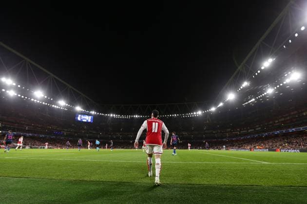 Arsenal v Sevilla 8 November 2023, London - Champion™s League Football, Group B - Arsenal v Sevilla - Gabriel Martinelli of Arsenal - Photo: Jacques Feeney Offside. London UK Copyright: xJacquesxFeeneyx xOffsidexOffside