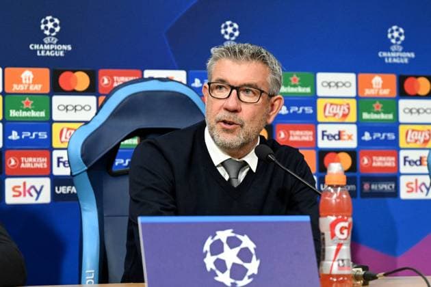 Fussball, Herren, Saison 2023 2024, UEFA Champions League (Gruppe C, 4. Spieltag), SSC Neapel - 1. FC Union Berlin, Trainer Urs Fischer (1. FC Union), 08.11. 2023, Copyright: xMatthiasxKochx